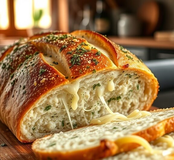 Italian Herb and Cheese Bread That Reminds You of Home 3 freshly baked ital image
