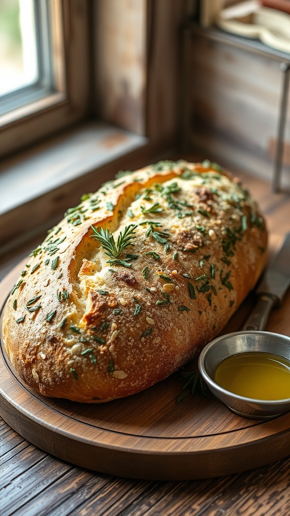 5 One-Hour Bread Recipes to Try 3 n oval loaf of her image